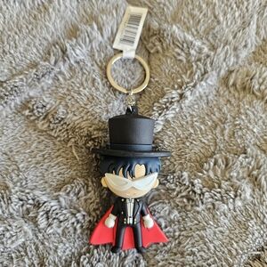 Monogram Figural Sailor Moon 3D TUXEDO MASK Keychain-series 1 Rare New